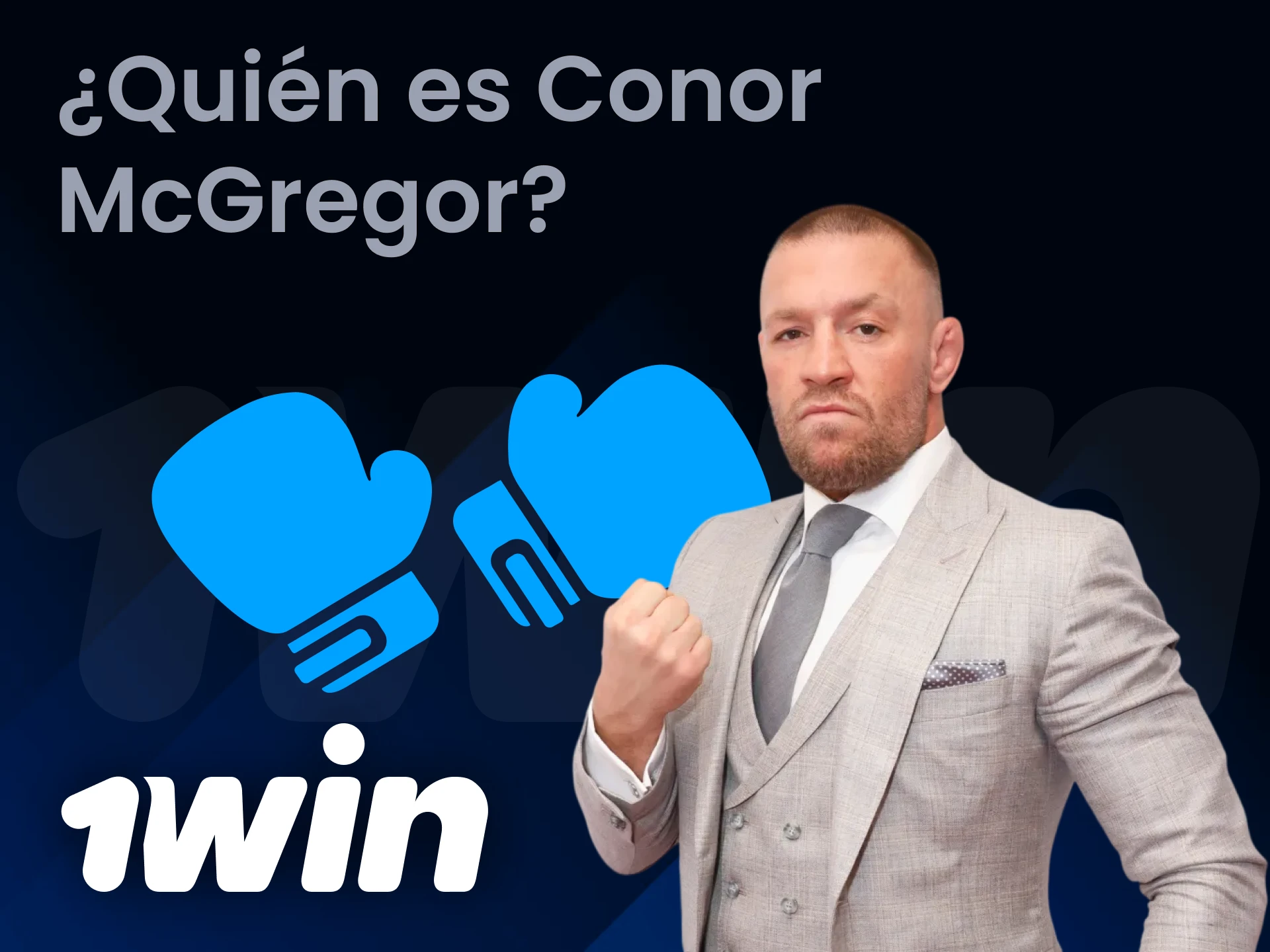 Investiga quién es Conor McGregor y su historia en 1win.